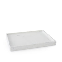Parma Nested Trays White/Grey Swirl
