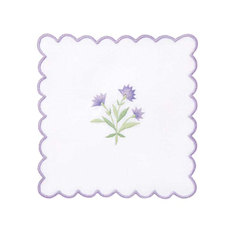 Cocktail Napkin/Coaster Lilac Flower