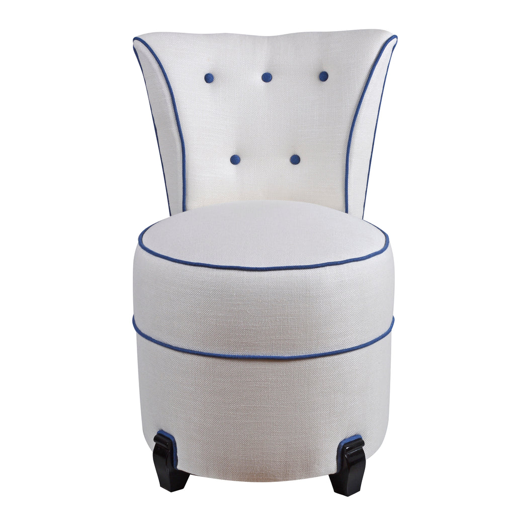 Chairle Coco Coco Chair in Colette Ivory – Nina Campbell