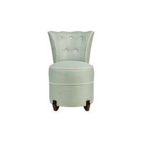 Nina Campbell Coco Dressing Table Chair in Colette Aqua