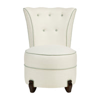 Coco Occasional Chair Colette White ready to Ship