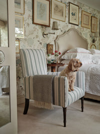 Deedes Armchair in La Rochelle Stripe
