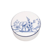 Nina Campbell Elephant Trinket Box on White Background