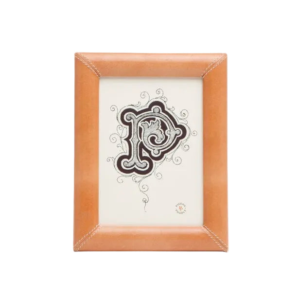 Eton Leather Frame Camel 5x7