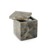 Gorman Canister Faux Marble Gray
