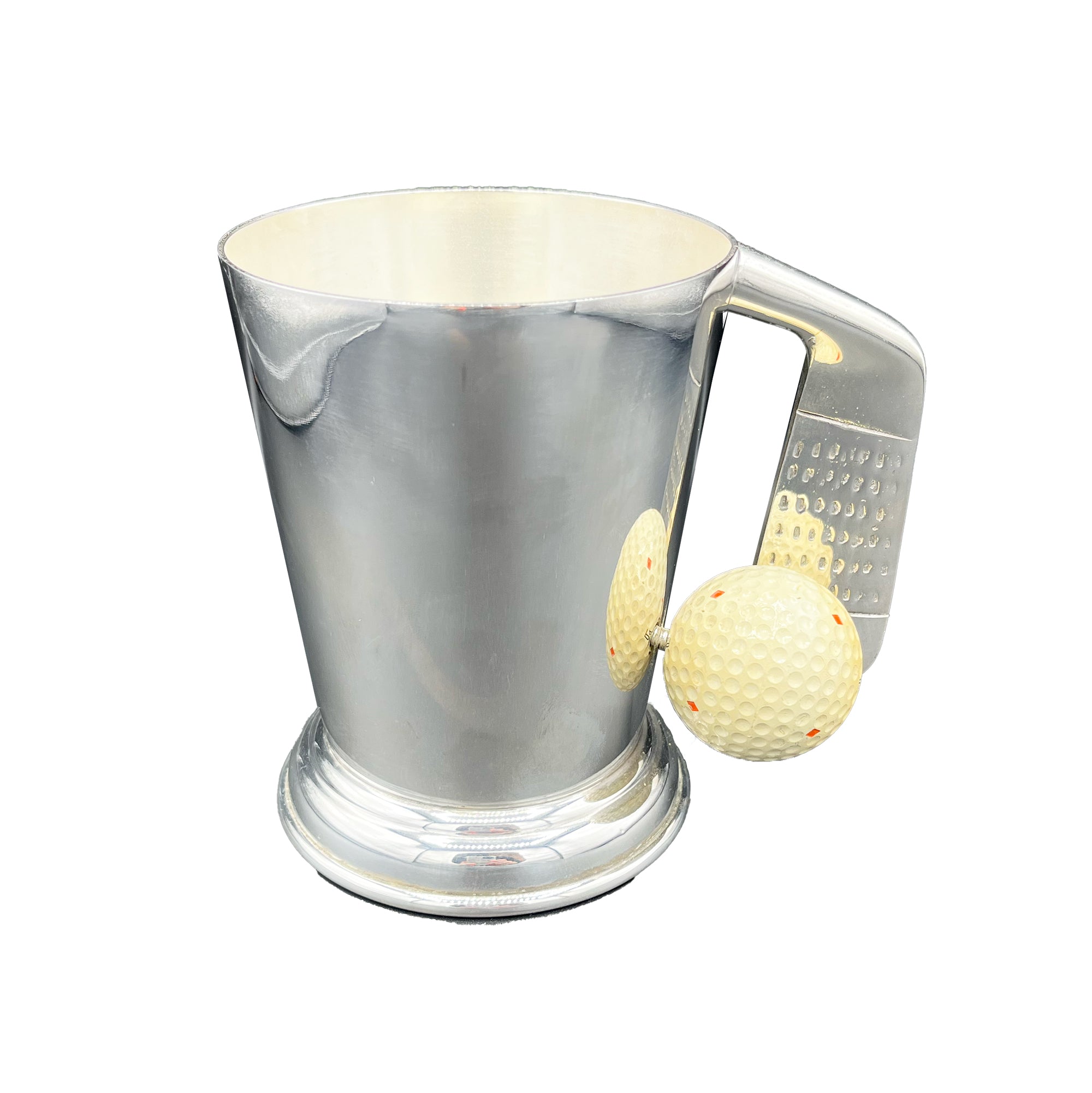 Antique Silver Plated Golf Tankard 1950