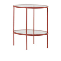 Nina Campbell Grace End Table in Red