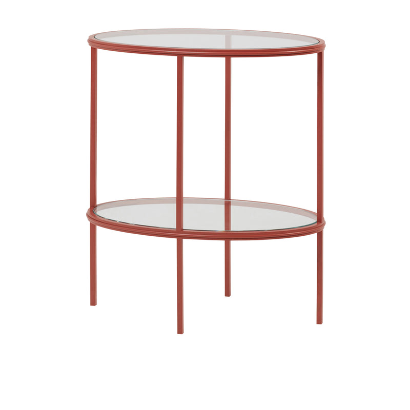 Grace End Table Red Ready to Ship