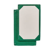 Jotter Green Goatskin Leather