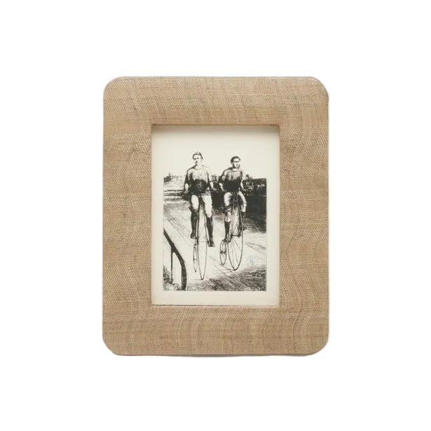 Halle Silken Abaca Frame Sand 5x7