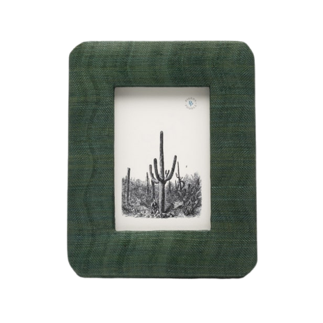 Halle Silken Abaca Frame Dark Green 4x6