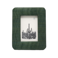 Halle Silken Abaca Frame Dark Green 4x6