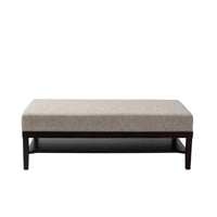Nina Campbell Handel Stool in Larkana Plain against a white background