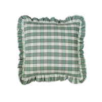 Cushion Honfleur Check Jade