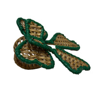 Bow Napkin Ring Set of 2 Green