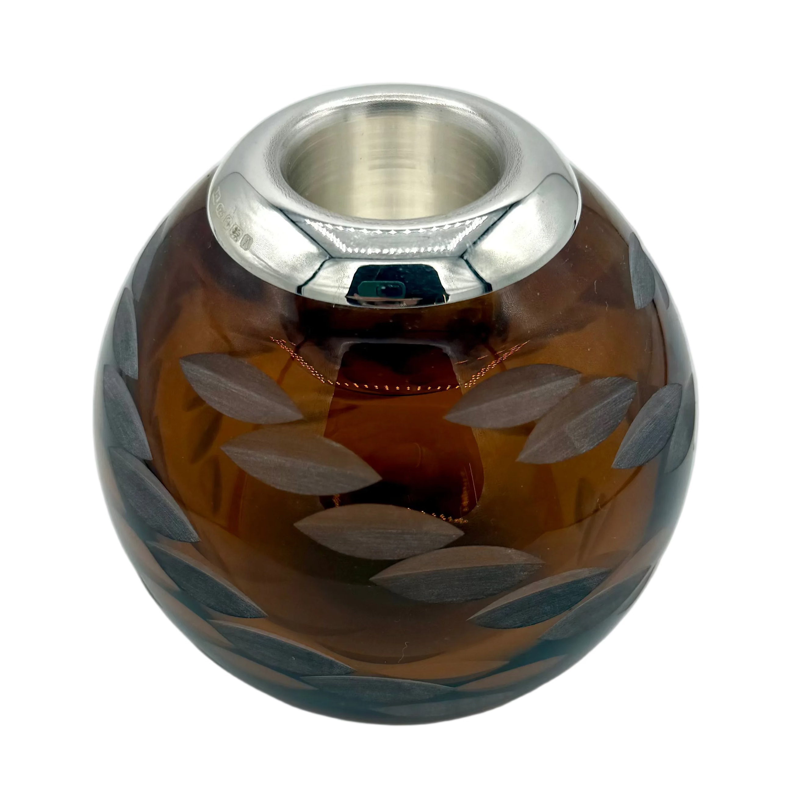 Matchstriker Amber Spiral Step Small