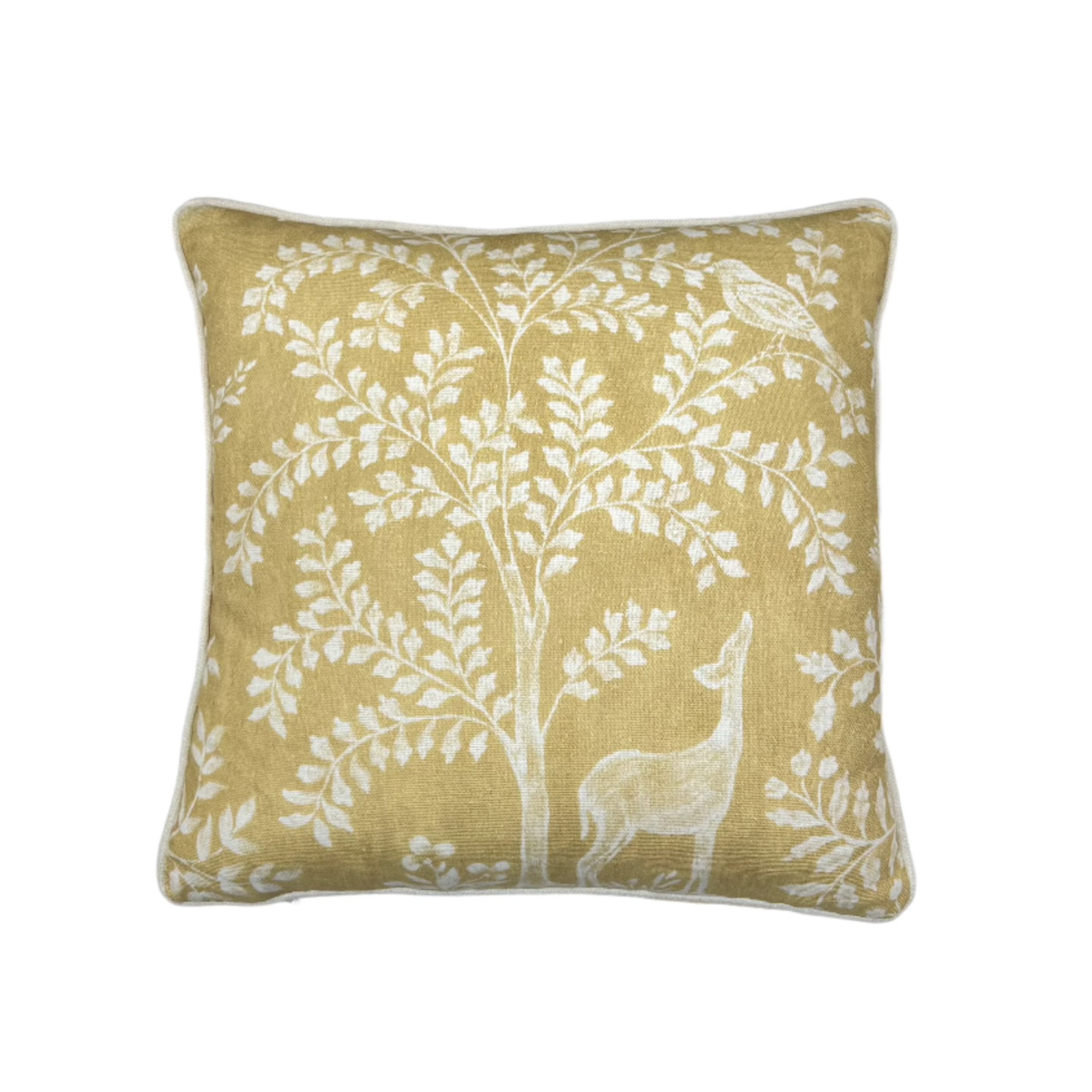 Nina Campbell Forêt Yellow Scatter Cushion