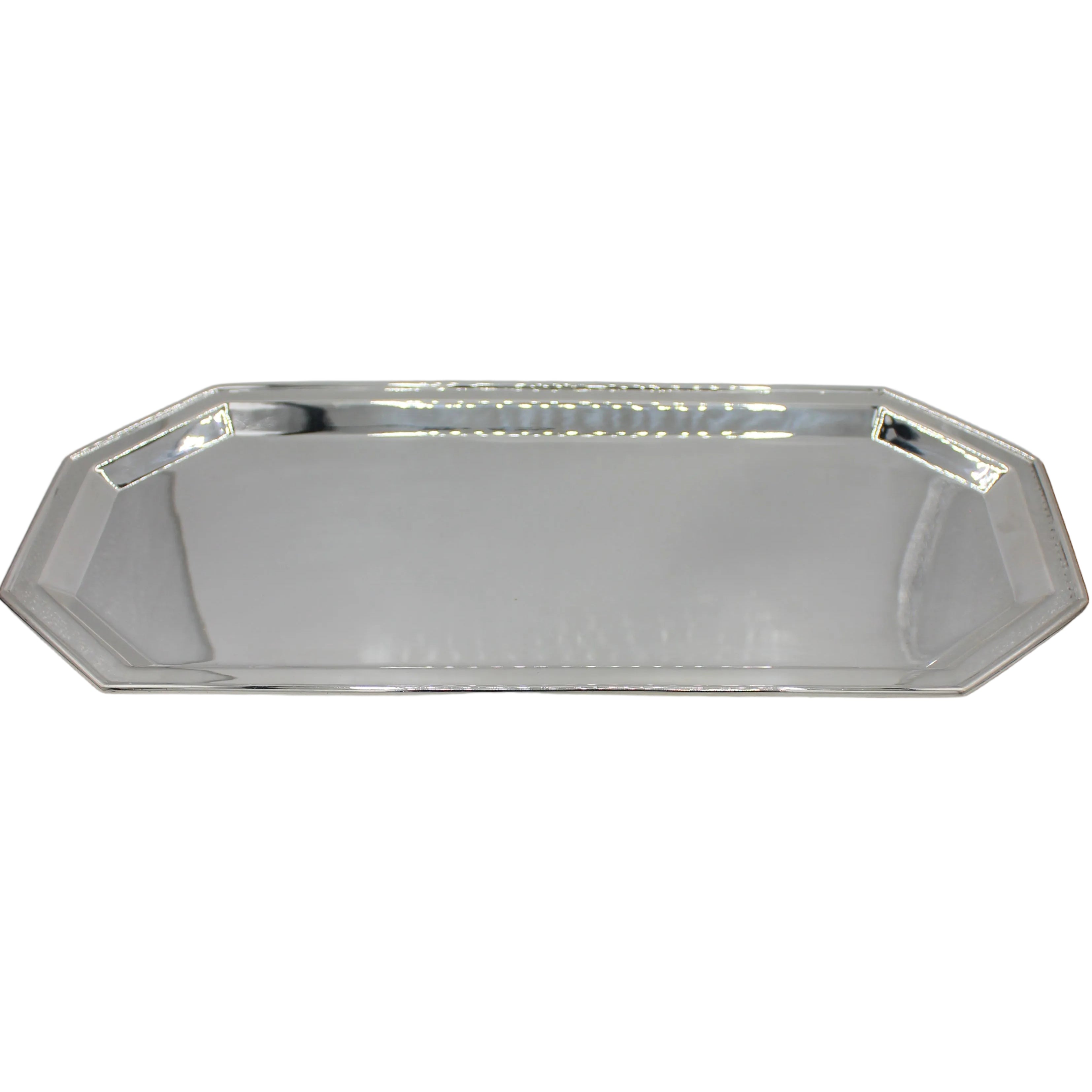 A Silver Plated Rectangular Tray, Early 20th Century