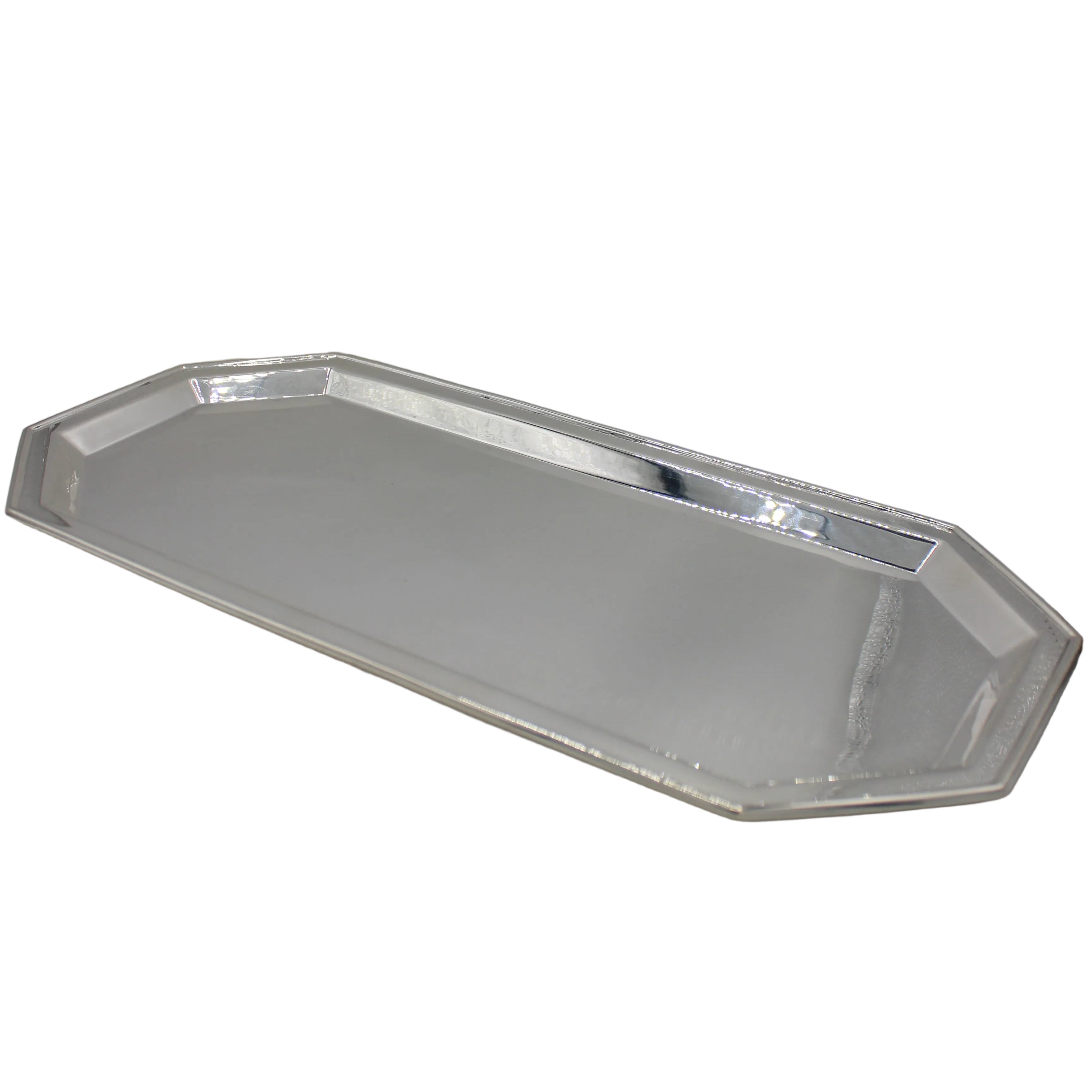 A Silver Plated Rectangular Tray, Early 20th Century