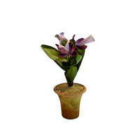 Handmade Metal Trumpet Lilly Potted Flower