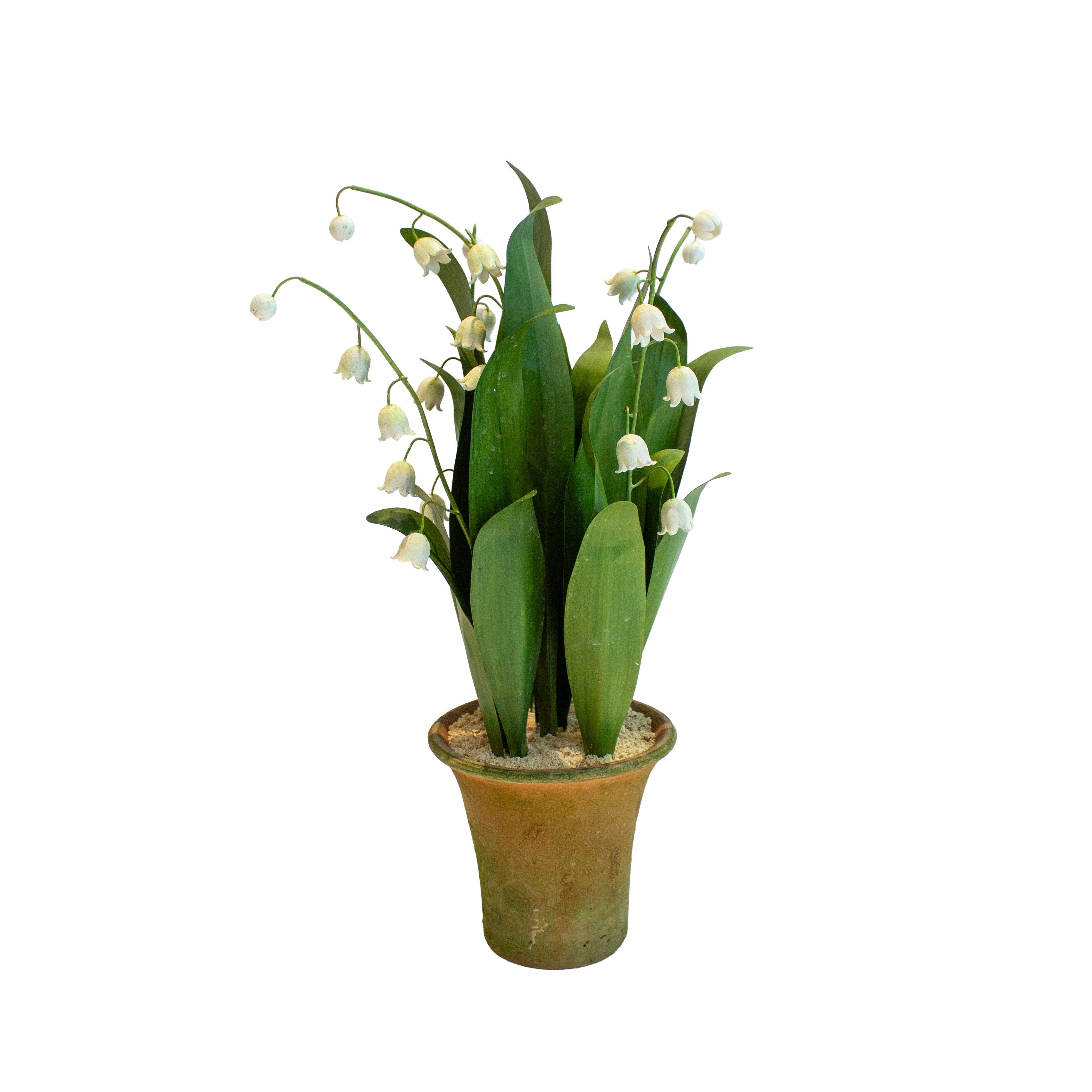 Handmade Metal Lily of the Valley Potted Flower 1
