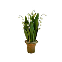 Handmade Metal Lily of the Valley Potted Flower 2
