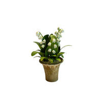 Handmade Metal Lily of the Valley Potted Flower Mini