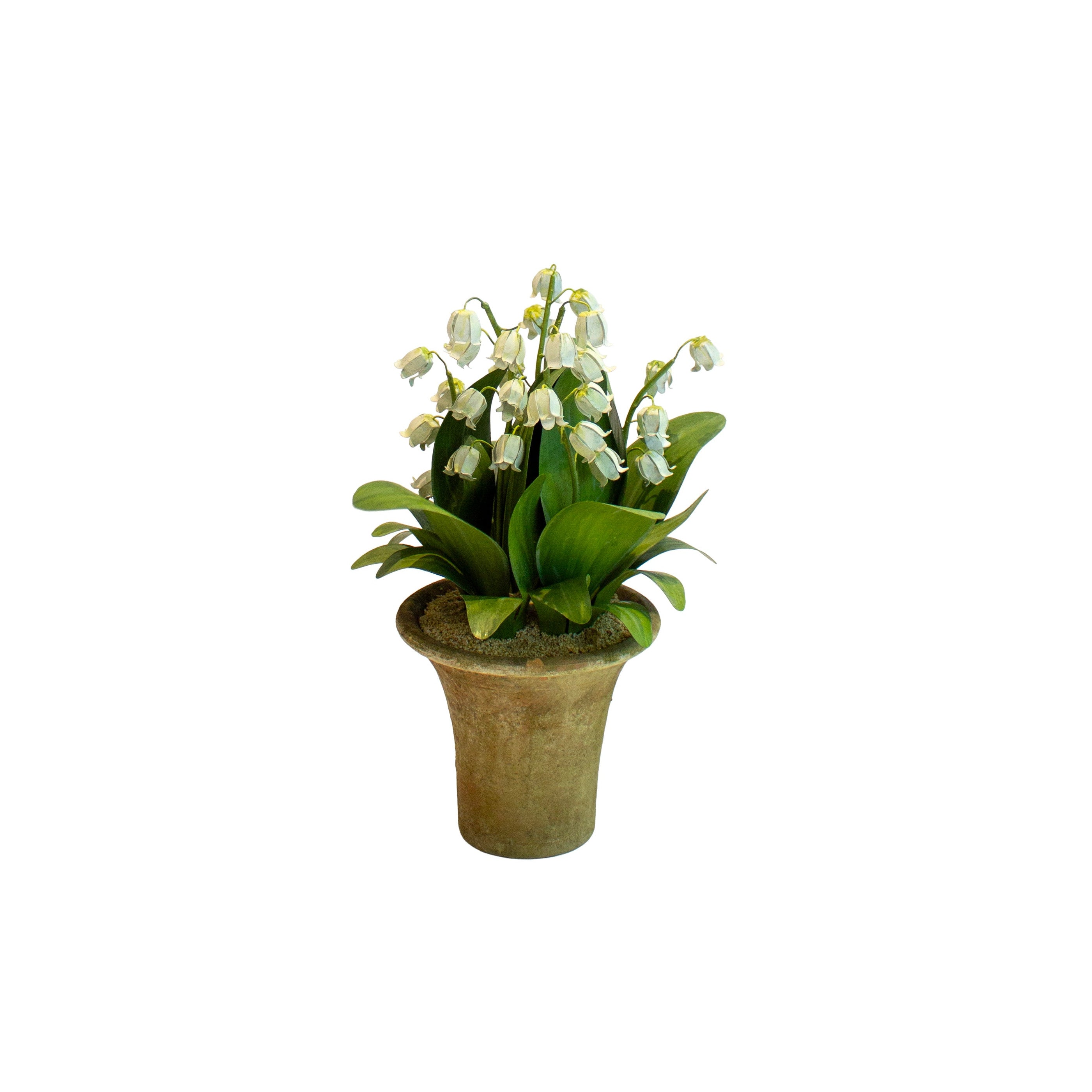 Handmade Metal Lily of the Valley Potted Flower Mini