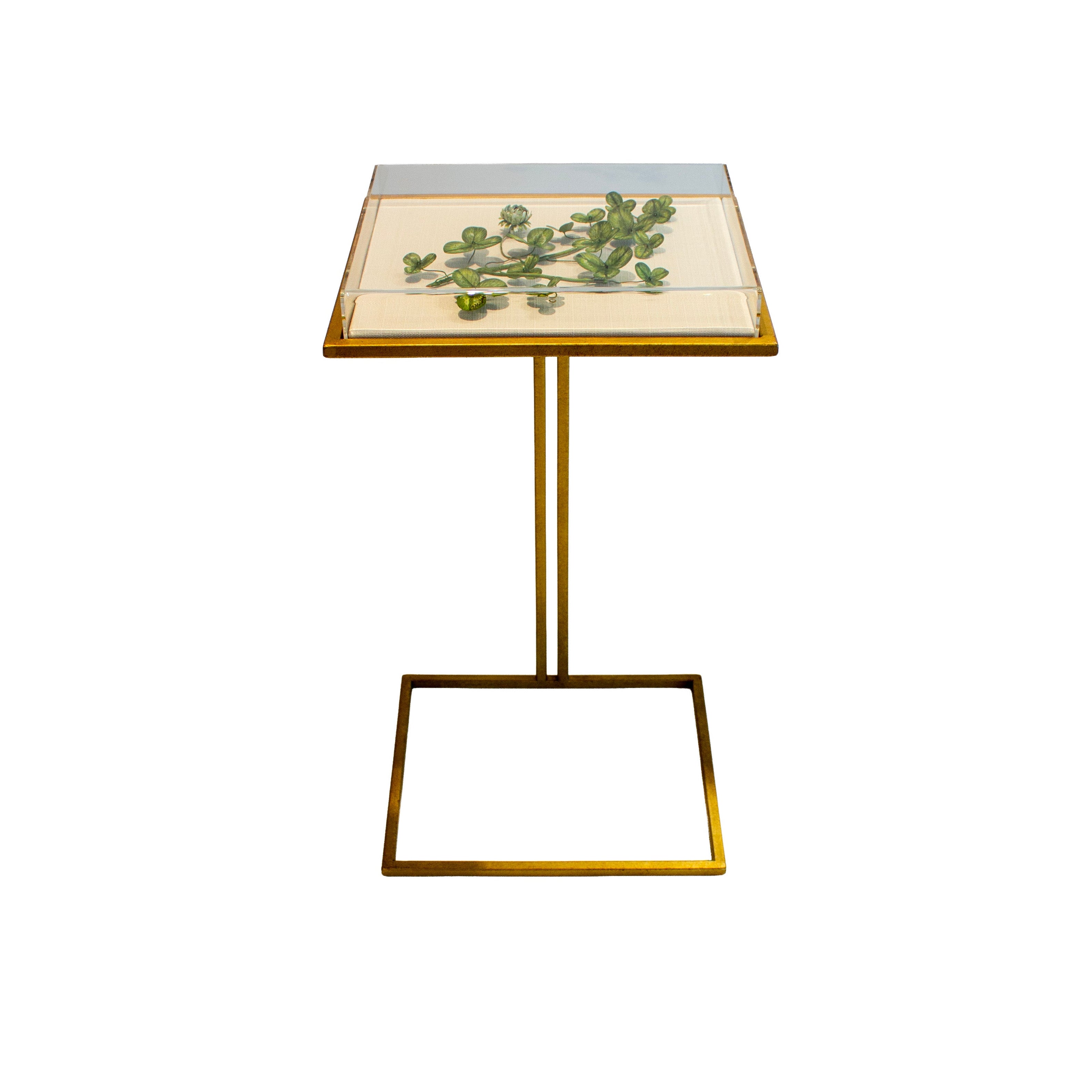 Handmade Metal Table Clover