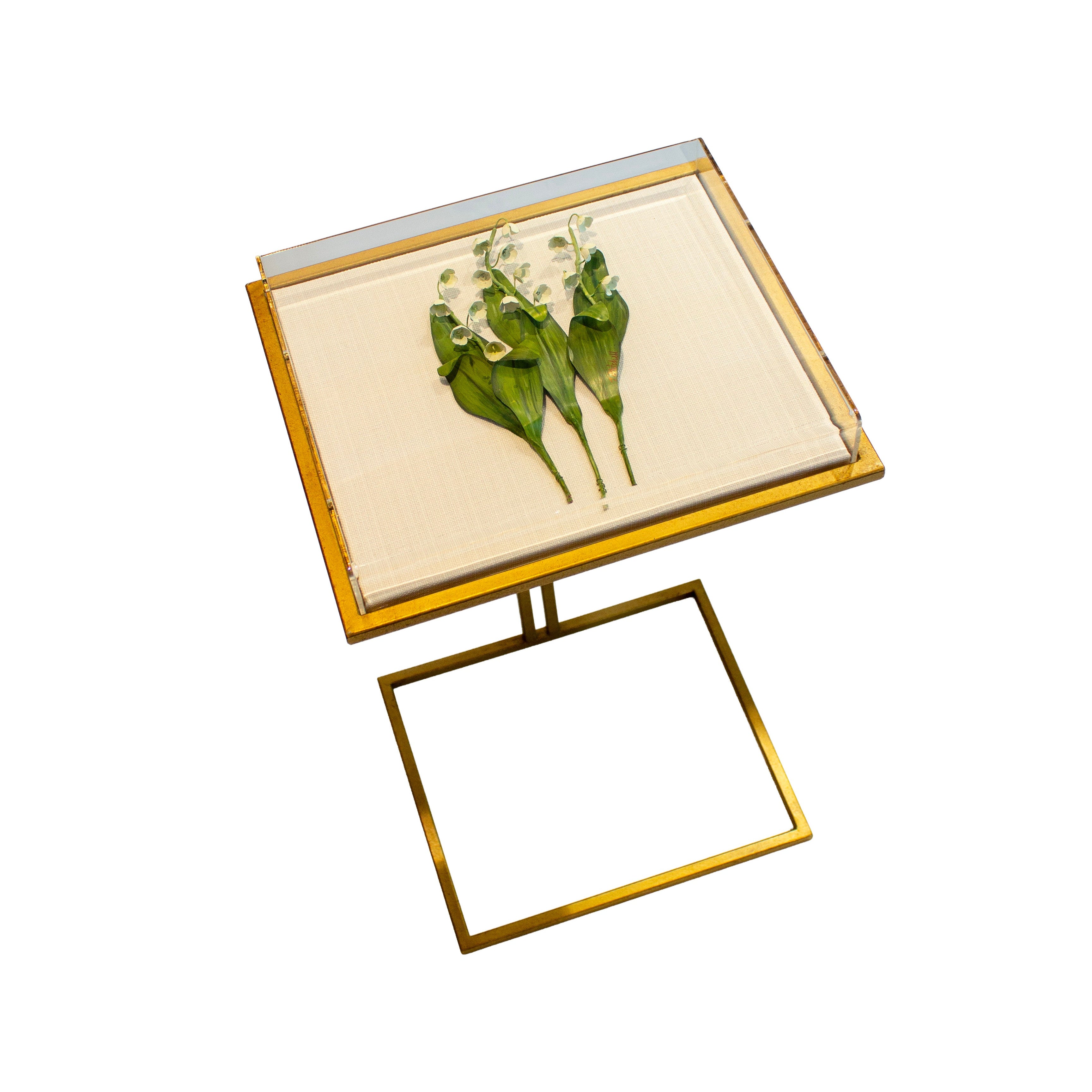 Handmade Metal Table Lily of the Valley