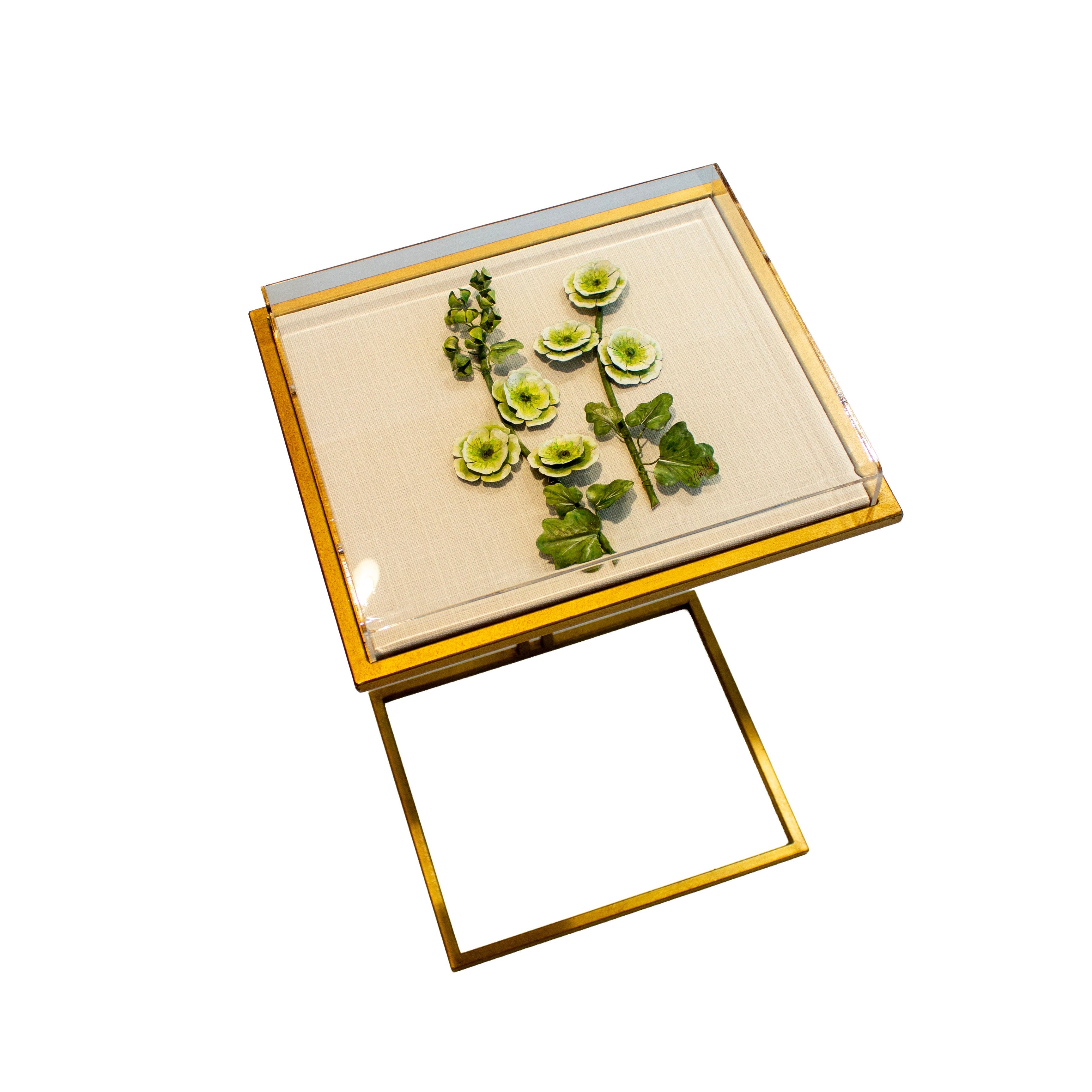Handmade Metal Table Hellebores
