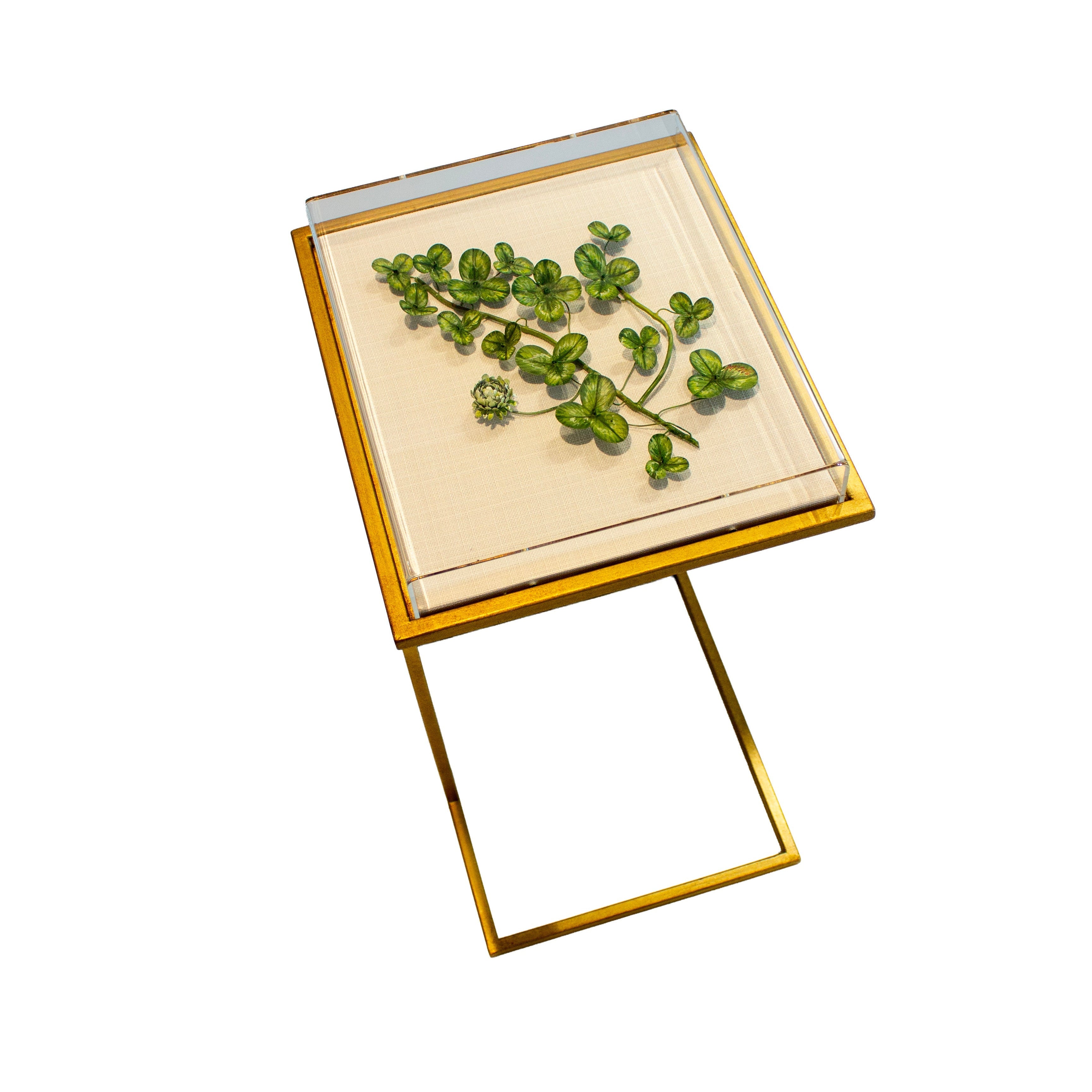 Handmade Metal Table Clover