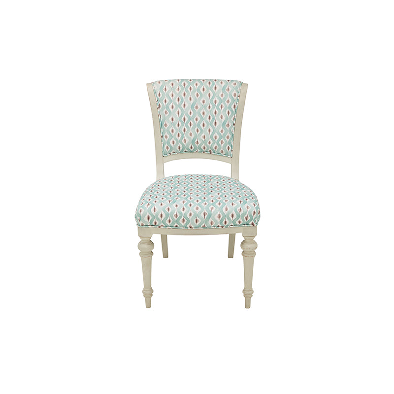 Jennifer Chair in Beau Rivage Painted White Frame