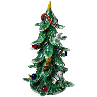 Ceramic Decorated Christmas Tree Large