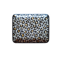 Nina Campbell Iron Tray Mini Leopard Print against a white background