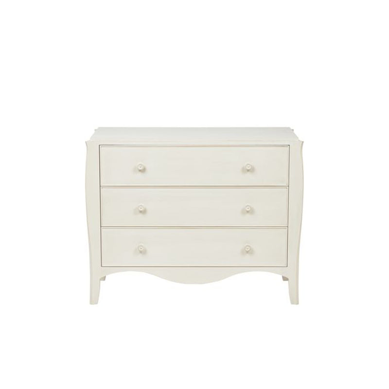 Nina Campbell Margot 3 Drawers Chest in Mineral White