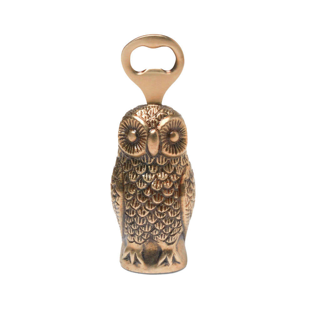 Marvin Brass Owl Bottle Opener