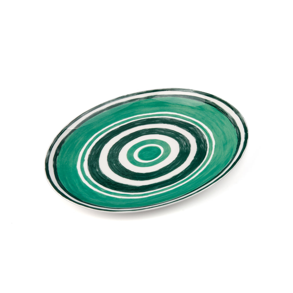 Maze Serving Platter 36Ccm Green Nina Campbell