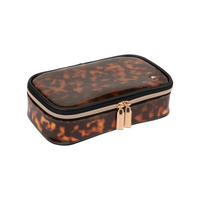 Tortoise  Medium Makeup Case