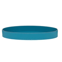 Omega Valet Tray Oval Medium Petrol Blue