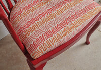 Nina Campbell Fabric - Dallimore Weaves Appledore Coral/Tangerine/Pink NCF4520-04