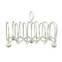 Antique Silver-Plated Concertina Toast Rack c.1910