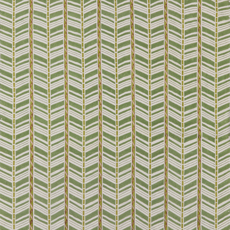 Woodbridge Woodbridge Stripe Emerald Green Fabric NCF4504-05