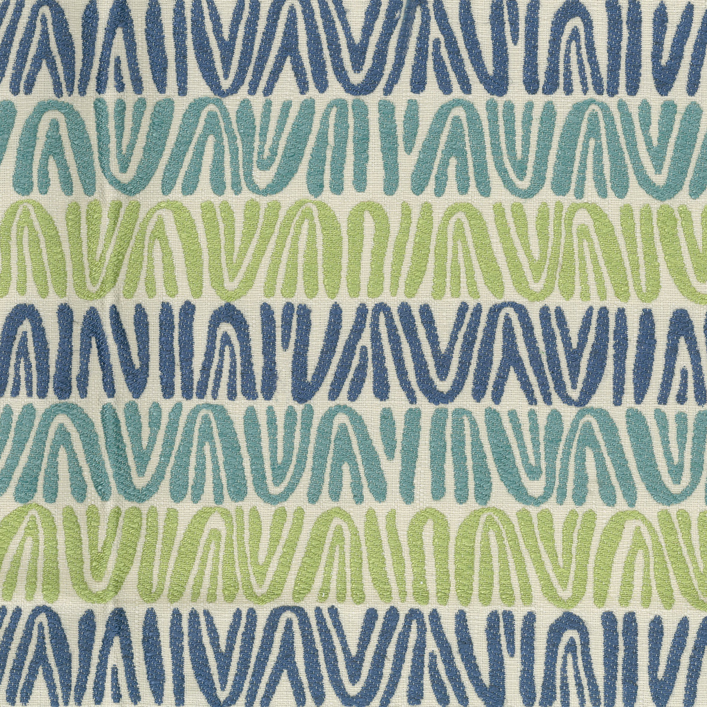 Nina Campbell Fabric - Dallimore Weaves Appledore Blue/Gren/Turquoise NCF4520-01