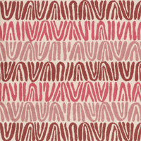 Nina Campbell Fabric - Dallimore Weaves Appledore Claret/Red/Pink