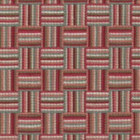 Nina Campbell Fabric - Dallimore Weaves Attwood Red/Coral/Slate NCF4522-02