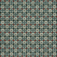 Nina Campbell Fabric - Dallimore Weaves Chiddingstone Blue/Red  NCF4523-02