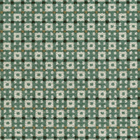 Nina Campbell Fabric - Dallimore Weaves Chiddingstone Teal/Beige/Chocolate NCF4523-05