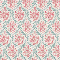 Nina Campbell Dallimore Bedgebury Fabric Red/Teal