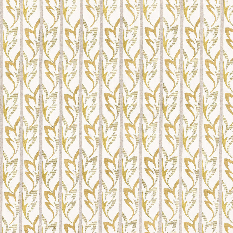 Nina Campbell Athena Dora Fabric in Yellow